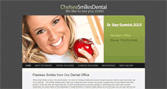 Desktop Screenshot of chelseasmilesdental.com